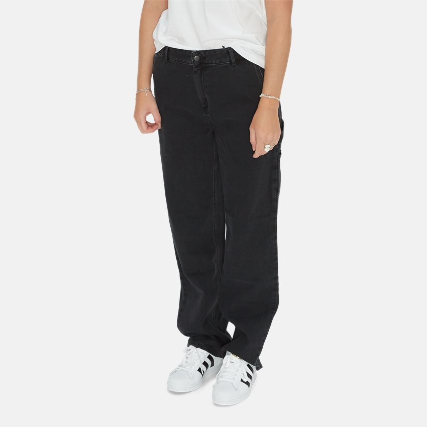 Carhartt WIP Women Jeans W PIERCE PANT STRAIGHT I031251.89.06 BLACK STONE WASHED
